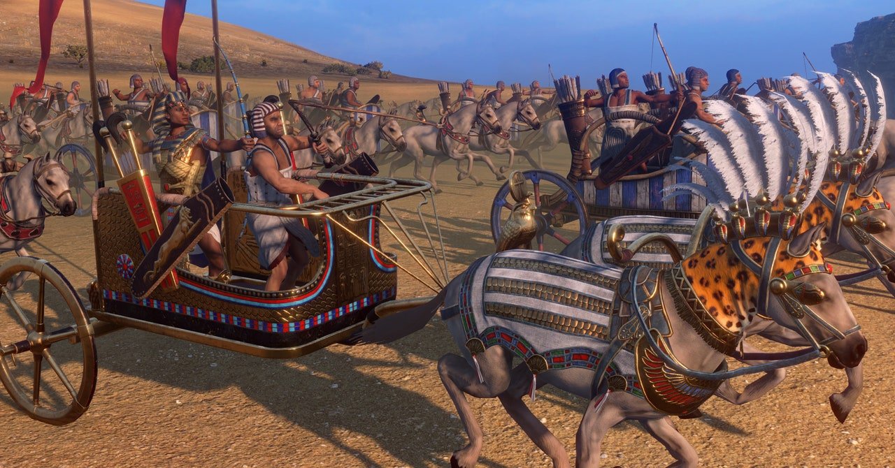 Total War Pharaoh Review Ramesses Chariot SOURCE SEGA